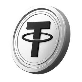 Section d'informations sur le compte avec une pièce Tether USDT